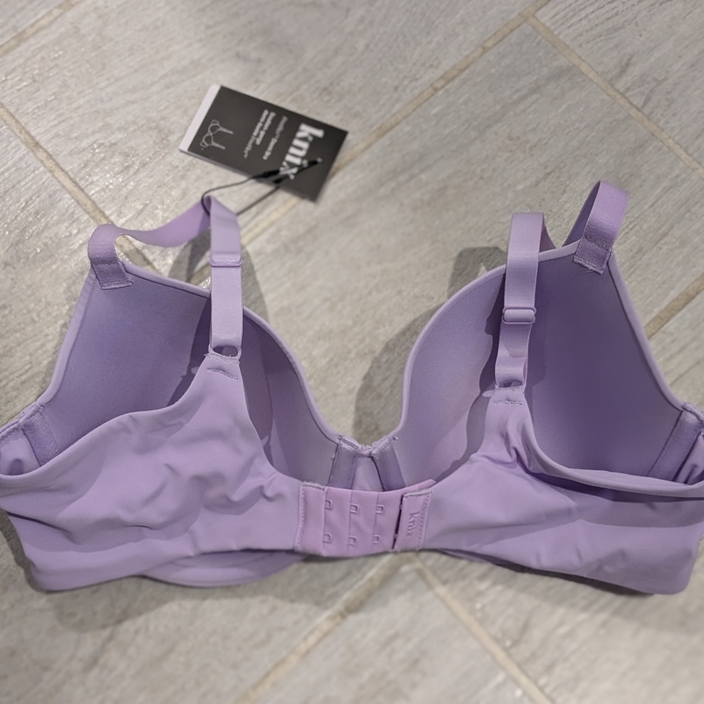 NWT! Knix Lavender Free flex Demi Bra 38C